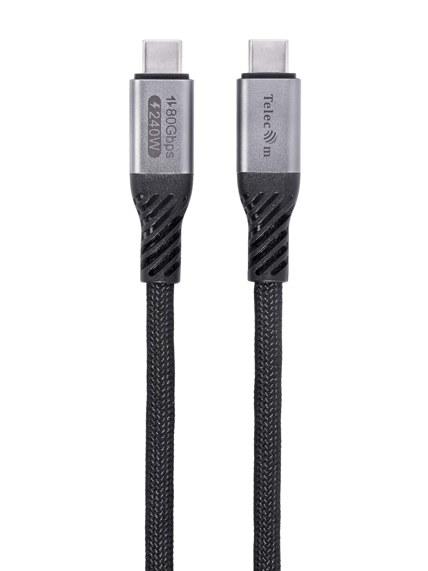 Кабель USB Type-C(M)-USB Type-C(M), 1.5 м, черный, Telecom TUS855-1.5M (TUS855-1.5M)