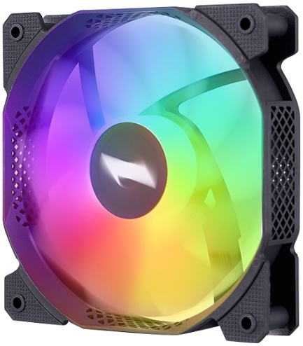 Реверсивный вентилятор 1STPLAYER F1R Black, 120 мм, 1шт (F1R-BK-3P)