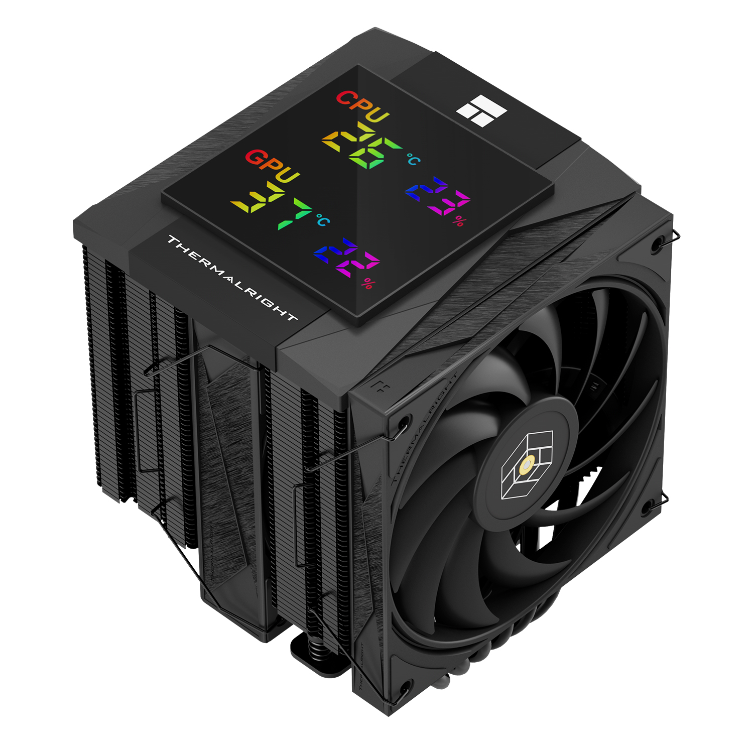 Кулер для процессора Thermalright Royal Knight 120 Digital BLACK, 120 мм, 2150rpm (Royal Knight 120 Digital BLACK)