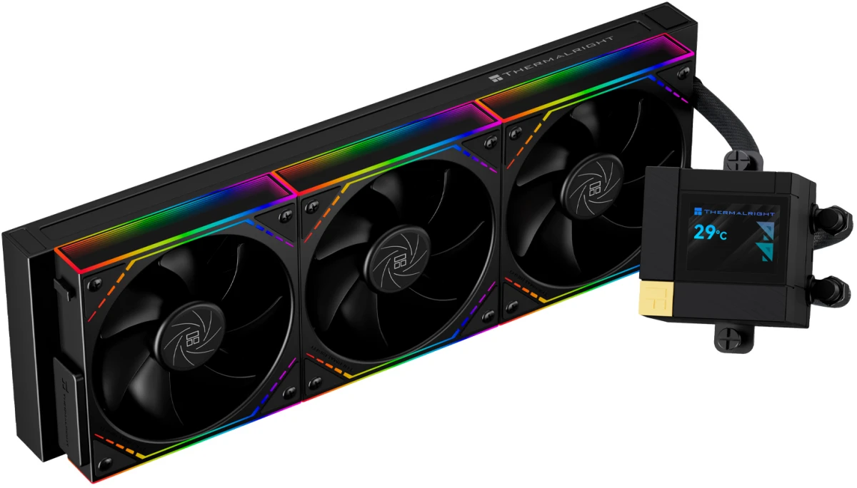 Жидкостное охлаждение Thermalright Core Matrix 360 Vision ARGB BLACK, 3x120 мм