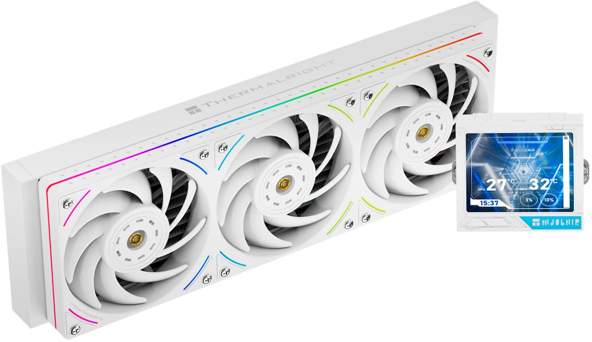 Жидкостное охлаждение Thermalright Mjolnir Vision 360 UB PRO ARGB WHITE, 3x120 мм