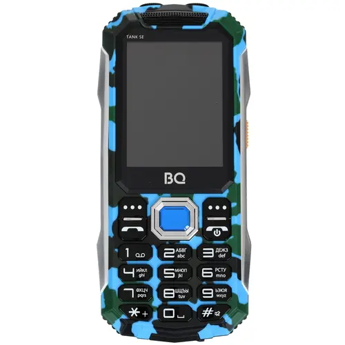 Мобильный телефон BQ 2432 Tank SE, 2.4" 320x240 TFT, 32Mb RAM, 32Mb, 2-Sim, 2500 мА·ч, micro-USB, камуфляж б/у, следы эксплуатации, небольшие царапинки по корпусу и задней крышке, потертости/царапинки на дисплейной пленке, полный комплект