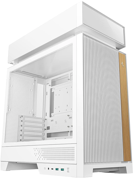 Корпус Deepcool CL660 WH, Midi-Tower, без БП, белый