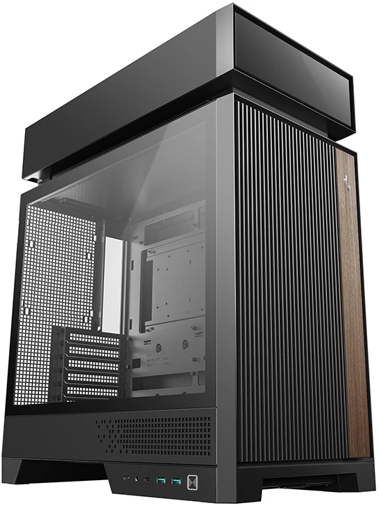 Корпус Deepcool CL660, Midi-Tower, без БП, черный