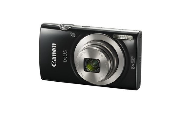 Фотокамера Canon IXUS 185, 20Mpix, 8x Zoom, 2.7" LCD, SD, черный (1803C001) б/у, потёртости на корпусе, в комплекте: фотоаппарат, аккумулятор, зарядное устройство (без кабеля питания), чехол