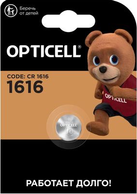 Батарейка OPTICELL SPECIALTY, CR1616, 3V, 1 шт
