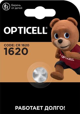 Батарейка OPTICELL SPECIALTY, CR1620, 3V, 1 шт
