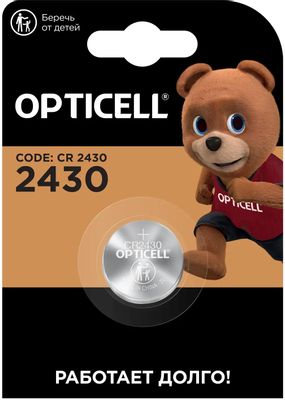 Батарейка OPTICELL SPECIALTY, CR2430, 3V, 1 шт