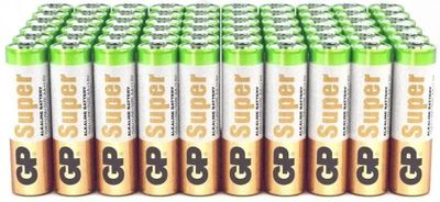 Батарейка GP Super, AA, 1.5V, 60 шт