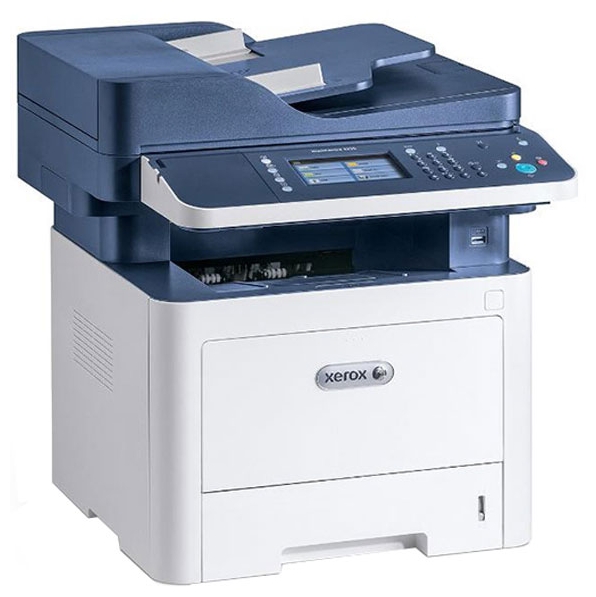 МФУ лазерный Xerox WorkCentre 3345, A4, ч/б, 40стр/мин (A4 ч/б), 1200x1200dpi, дуплекс, ДАПД-50 листов, факс, сетевой, Wi-Fi, USB (3345V_DNI)