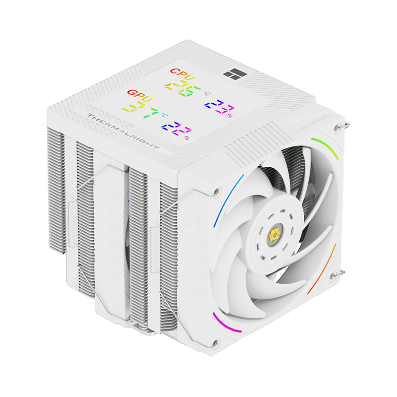 Кулер для процессора Thermalright Phantom Spirit 120 Digital Snow, 120 мм, 2150rpm, ARGB (Phantom Spirit 120 Digital Snow)