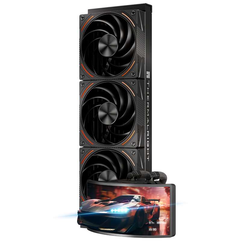 Жидкостное охлаждение Thermalright Rainbow Vision 360 Turbo ARGB Black, 3x120 мм