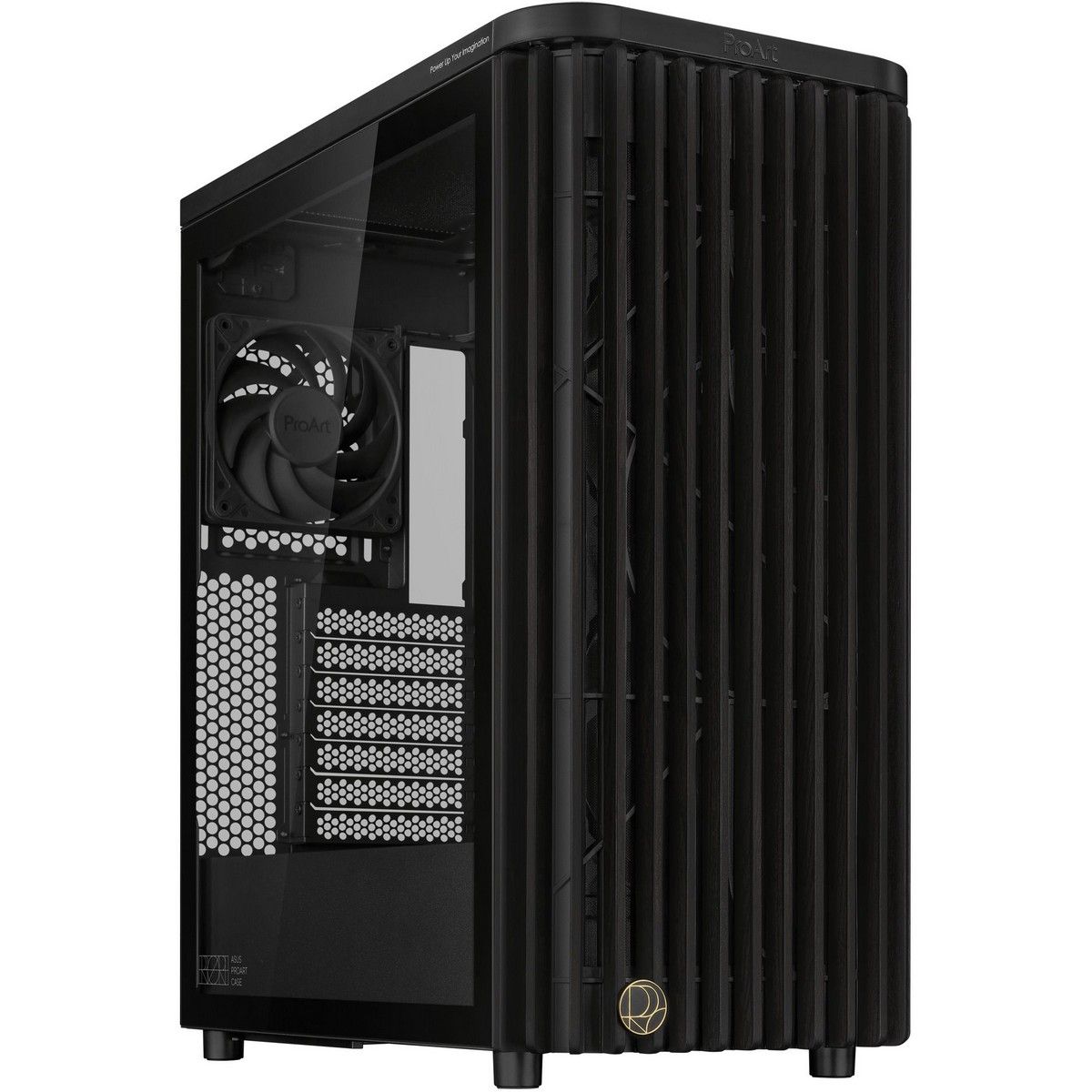 Корпус ASUS PROART PA401 ABS TG PWM, Midi-Tower, без БП, черный