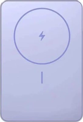 Портативный аккумулятор (Powerbank) Xiaomi Super Slim Magnetic, 5000 мА·ч, фиолетовый