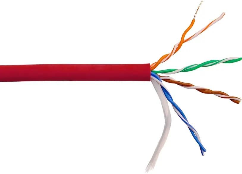 Витая пара Lanmaster UTP кат.5e 4 пары CU 305м. нг(А)-HFLTx (LAN-5EUTP-HFLT-RD)