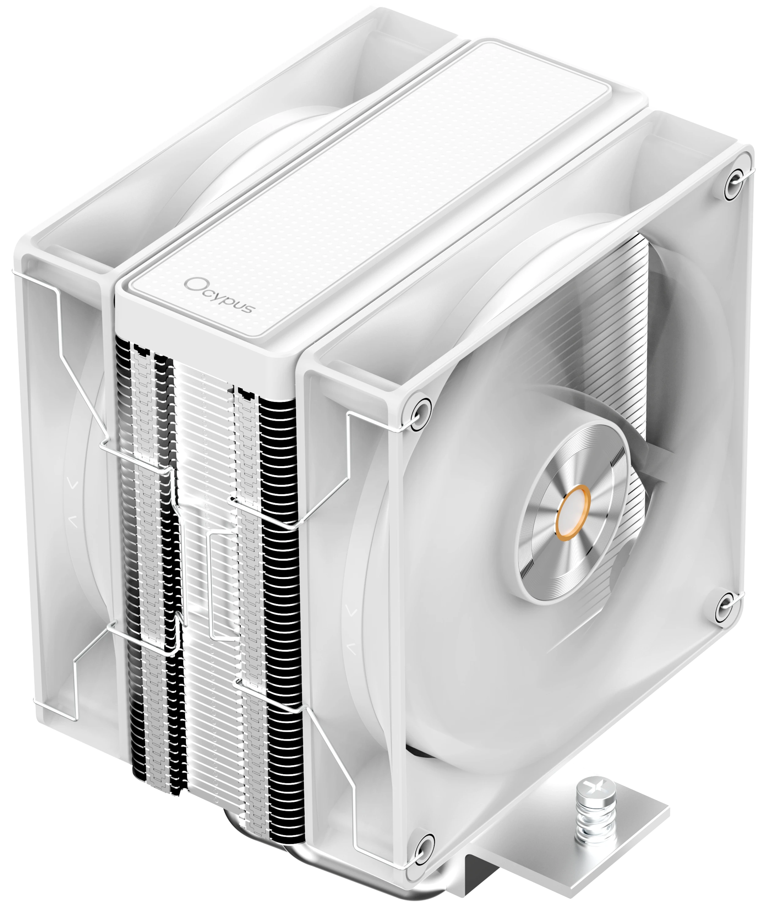 Кулер для процессора Ocypus Delta A40 Elite WH Dual Fan, 120 мм, 2000rpm, 220 Вт (Delta-A40-WH2NNWN00X-GL)
