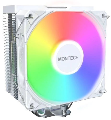 Кулер для процессора MONTECH NX400 ARGB, 120 мм, 2000rpm, 220 Вт, ARGB (NX400ARGBWH)
