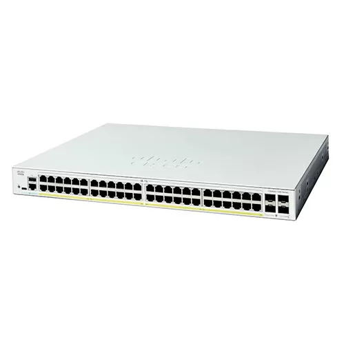 Коммутатор Cisco Catalyst 1300 C1300-48T-4G, 48x1 Гбит/с, SFP/uplink: SFPx4 (C1300-48T-4G)