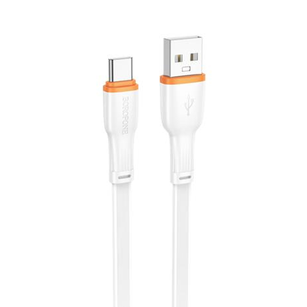 Кабель USB(Am)-USB Type-C(M), 1 м, белый, Borofone BX118 (BX118)
