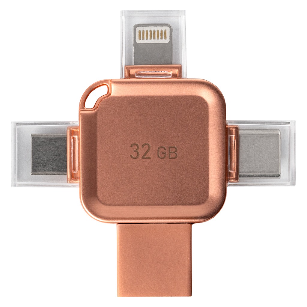 Флешка 32Gb SmartBuy Metal Quad 4-in-1 MC15A