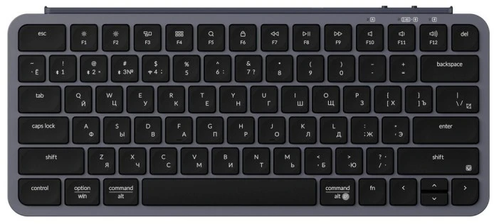 Клавиатура Keychron B1 Pro, Bluetooth/Радиоканал/USB, черный (B1P-K9)