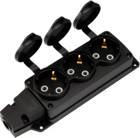 Колодка удлинителя Rexant 3-розетки