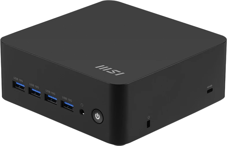 Неттоп MSI Cubi Z AI 8M, AMD Ryzen 7 8845HS, 16Gb, 1Tb SSD, Без ОС (9S6-B03231-022)