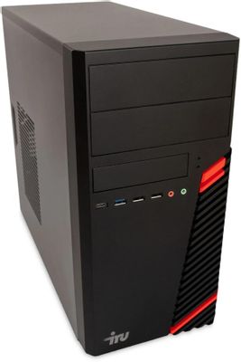 Системный блок IRU Corp 225, AMD Ryzen 5 3400G, 16Gb, 1Tb HDD, Без ОС (2119859)