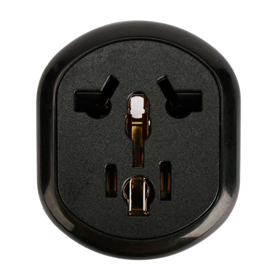 Переходник питания (адаптер) Cablexpert Schuko (Euro)(M)-UK(F)/US(F)/AU(F)/CN(F) A-AC-UKEU-003B