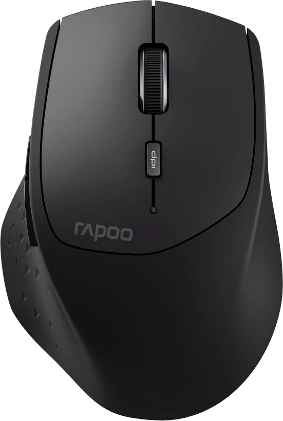 Мышь Rapoo MT550L, Bluetooth/Радиоканал/USB, черный (MT550L)