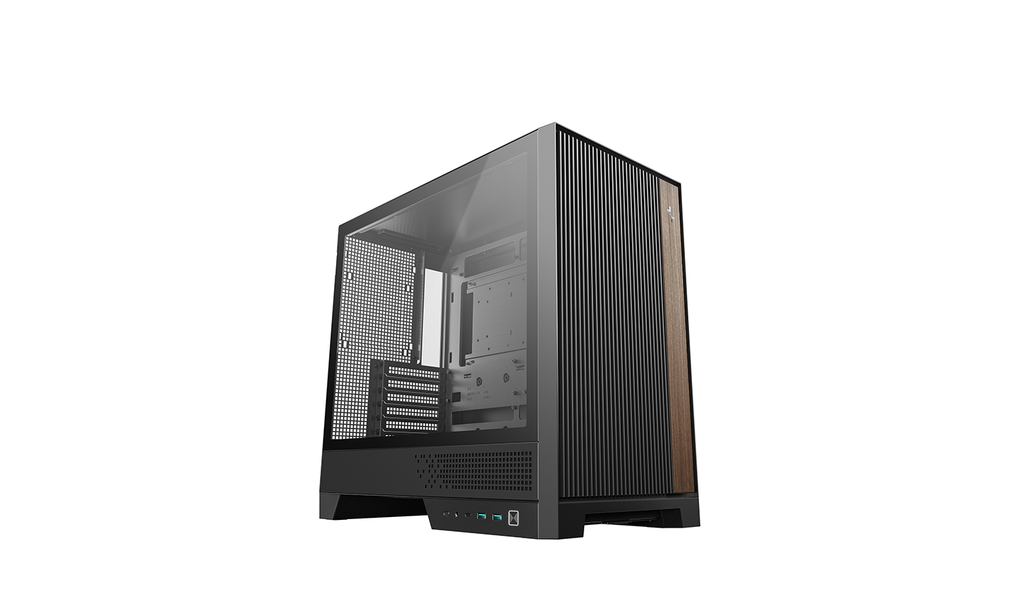 Корпус Deepcool CL600, Midi-Tower, без БП, черный