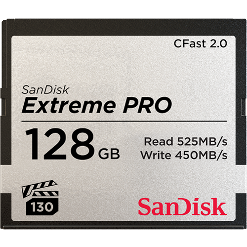

Карта памяти 128Gb CFast 2.0 SanDisk Extreme Pro (SDCFSP-128G-G46D), SDCFSP-128G-G46D