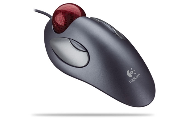 Трекбол Logitech TrackMan Marble, оптическая светодиодная, USB, серебристый (910-000808)