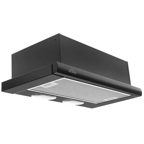 Вытяжка встраиваемая Elikor Интегра 60П-400-В2Л, черный (841332) б/у, повреждена упаковка, повреждение угла корпуса и угла отсека фильтров, без следов эксплуатации, полный комплект