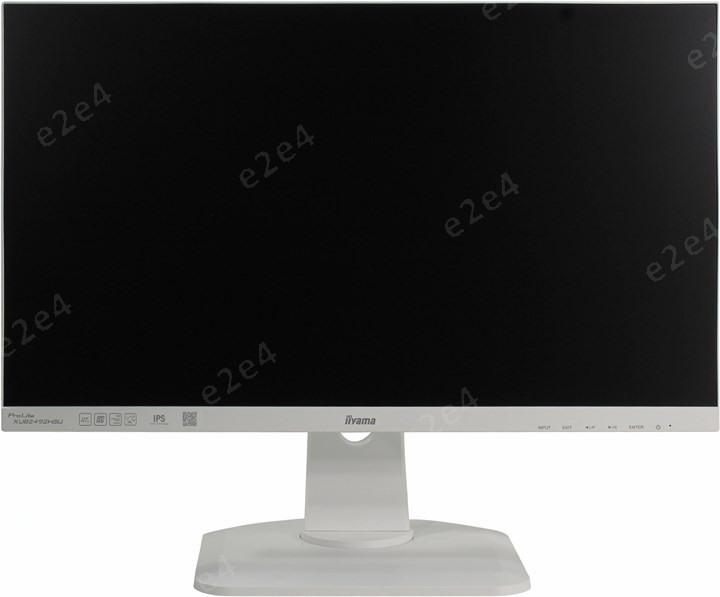 Монитор 23.8" Iiyama XUB2492HSU-W1 IPS, 1920x1080 (16:9) 250кд/м2, 5мс, VGA, HDMI, DisplayPort, USB-Hub, белый б/у, следы эксплуатации, без подставки, без комплекта