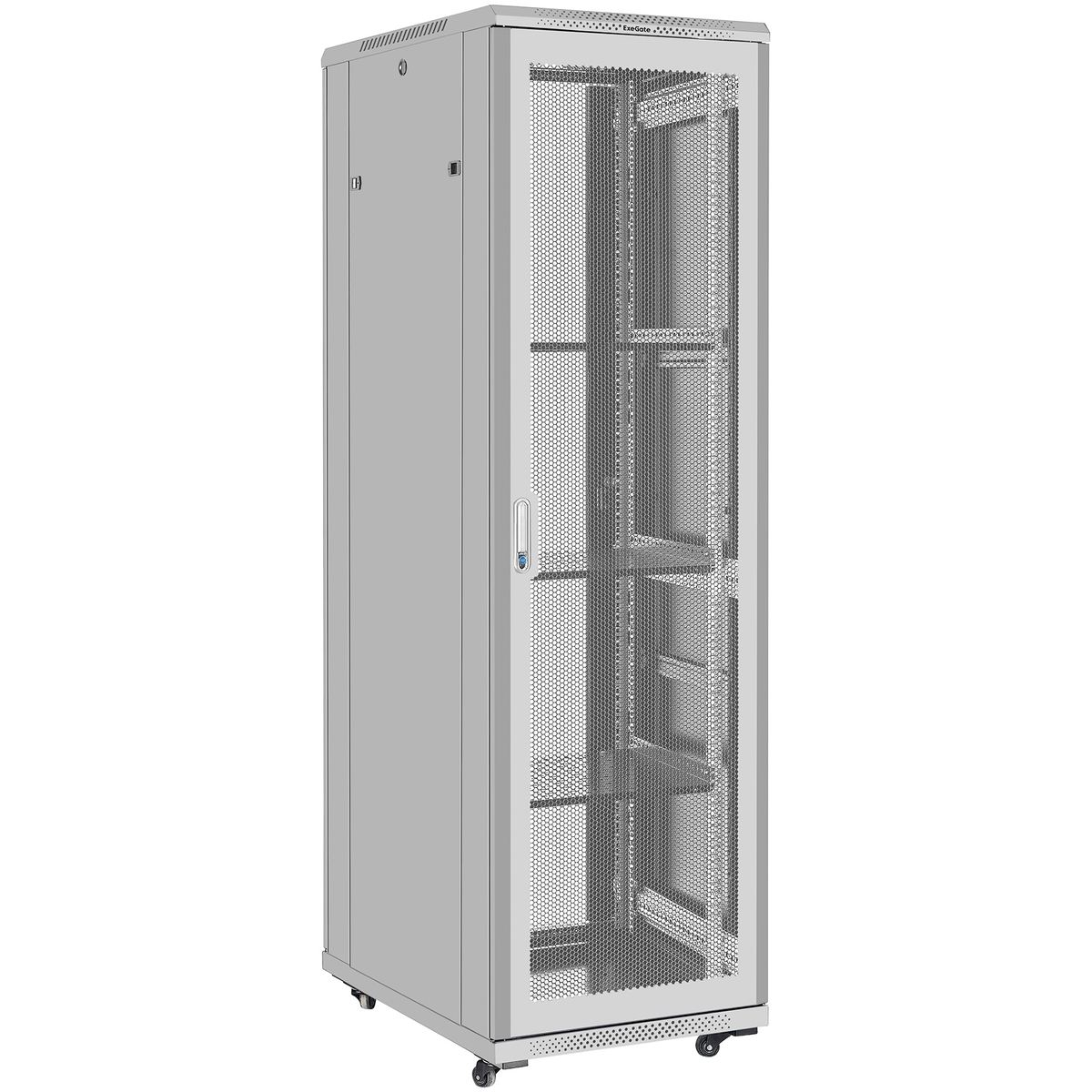 Шкаф ExeGate EC-FS-42U.600.800.G.V.GREY 42U, 600x800 мм (EX300276RUS)