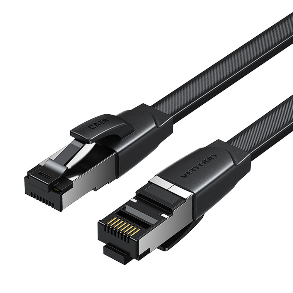 Патч-корд Vention SFTP, кат.8, 2 м, RJ45-RJ45, черный (IKQBH)