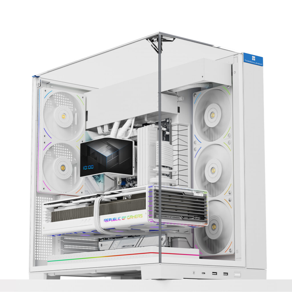 Корпус Thermalright A70 A70 WHITE, Midi-Tower, без БП, белый