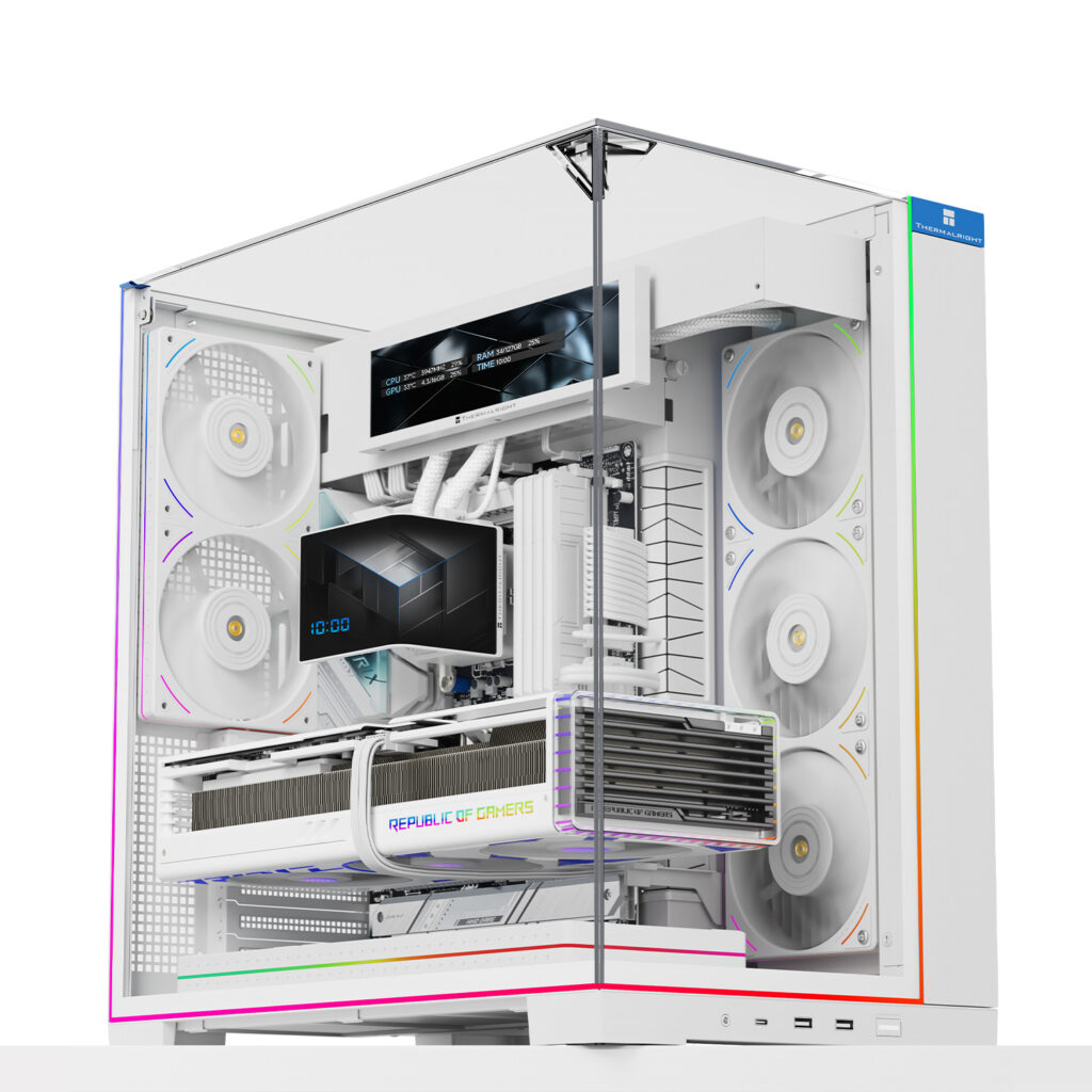 Корпус Thermalright A70 A70 VISION WHITE, Midi-Tower, без БП, белый