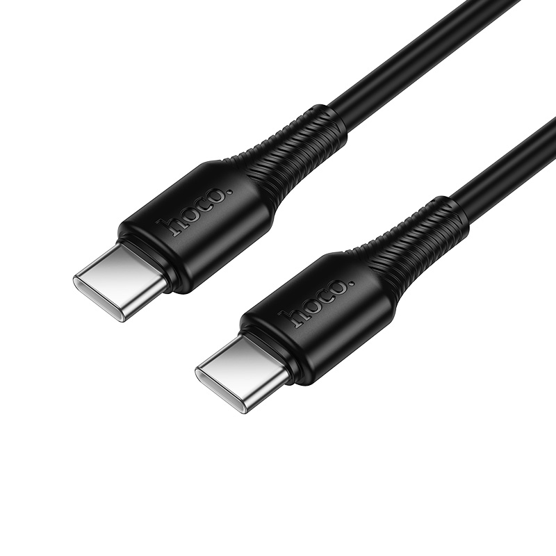 Кабель USB Type-C(M)-USB Type-C(M), 1 м, черный, HOCO X120 (6942007658928)