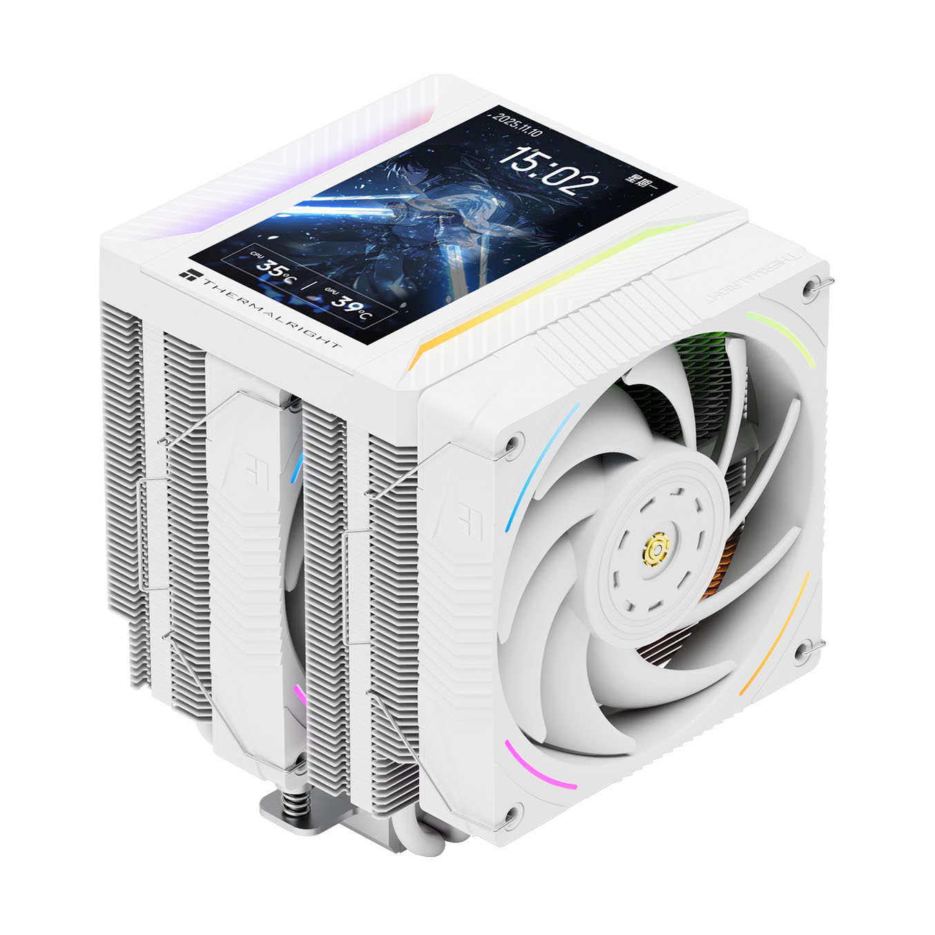 Кулер для процессора Thermalright Peerless Assassin 120 Vision MAX ARGB WHITE, 120 мм, 2150rpm, ARGB (Peerless Assassin 120 Vision MAX ARGB WHITE)