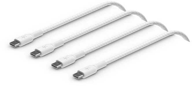 Кабель USB Type-C(M)-USB Type-C(M), 2 м, белый, Belkin CAB004BT2MWH2PK (CAB004BT2MWH2PK)