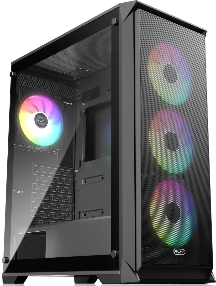 Корпус Raijintek Agos Arcadia 41-MS4, Midi-Tower, без БП, черный