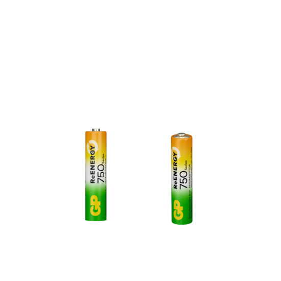 Аккумулятор GP ReEnergy, 75AAAHCRGY-2CRCB2, AAA, 750 мА·ч, 2 шт