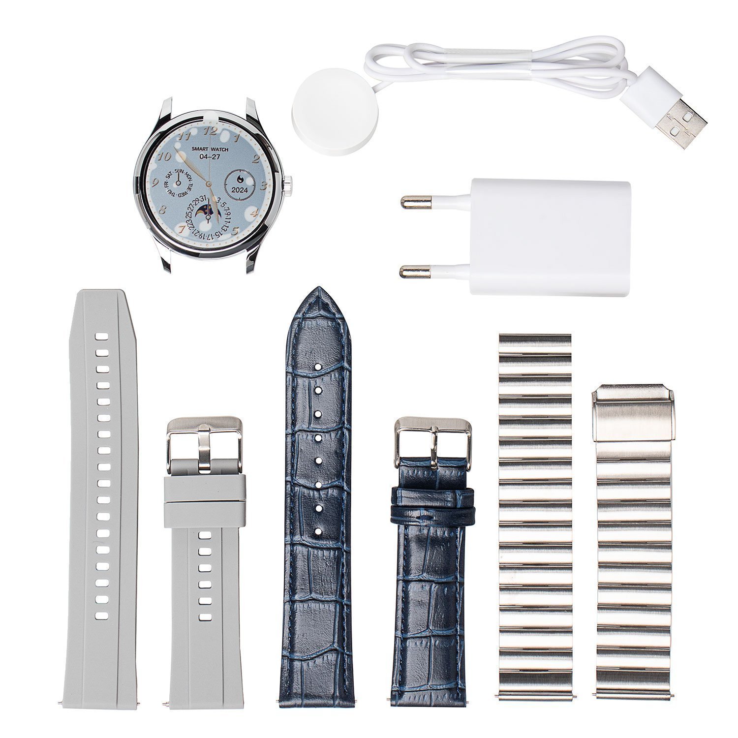 Смарт-часы SmartX X7 Pro Max, серебристый