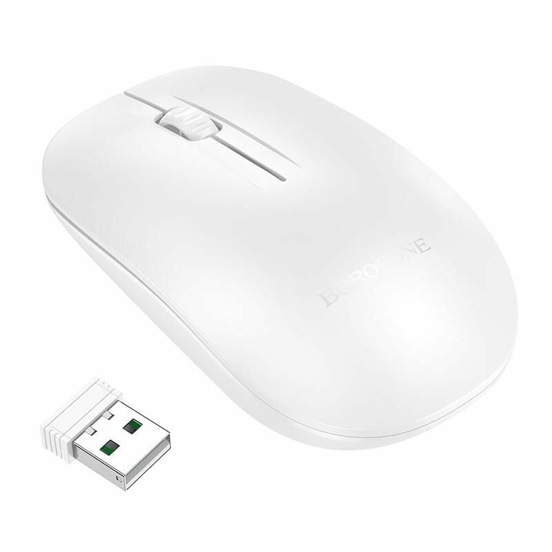 Мышь BOROFONE BG14, USB, белый (BG14 White)