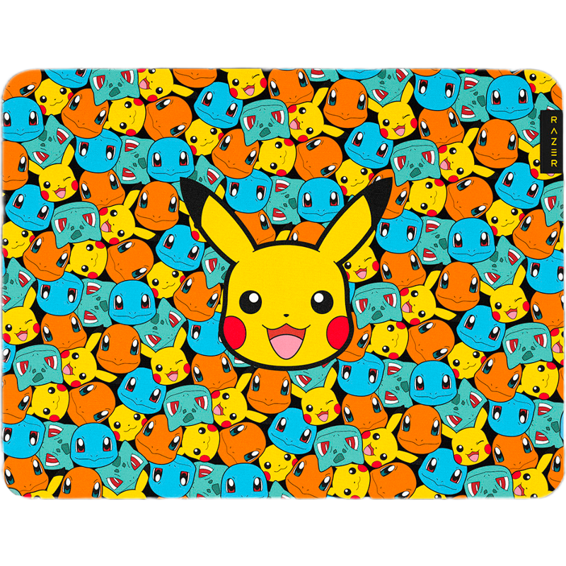 Коврик для мыши Razer Gigantus V2 Medium - Pokemon Kanto Starters, 360x275x3 мм, принт