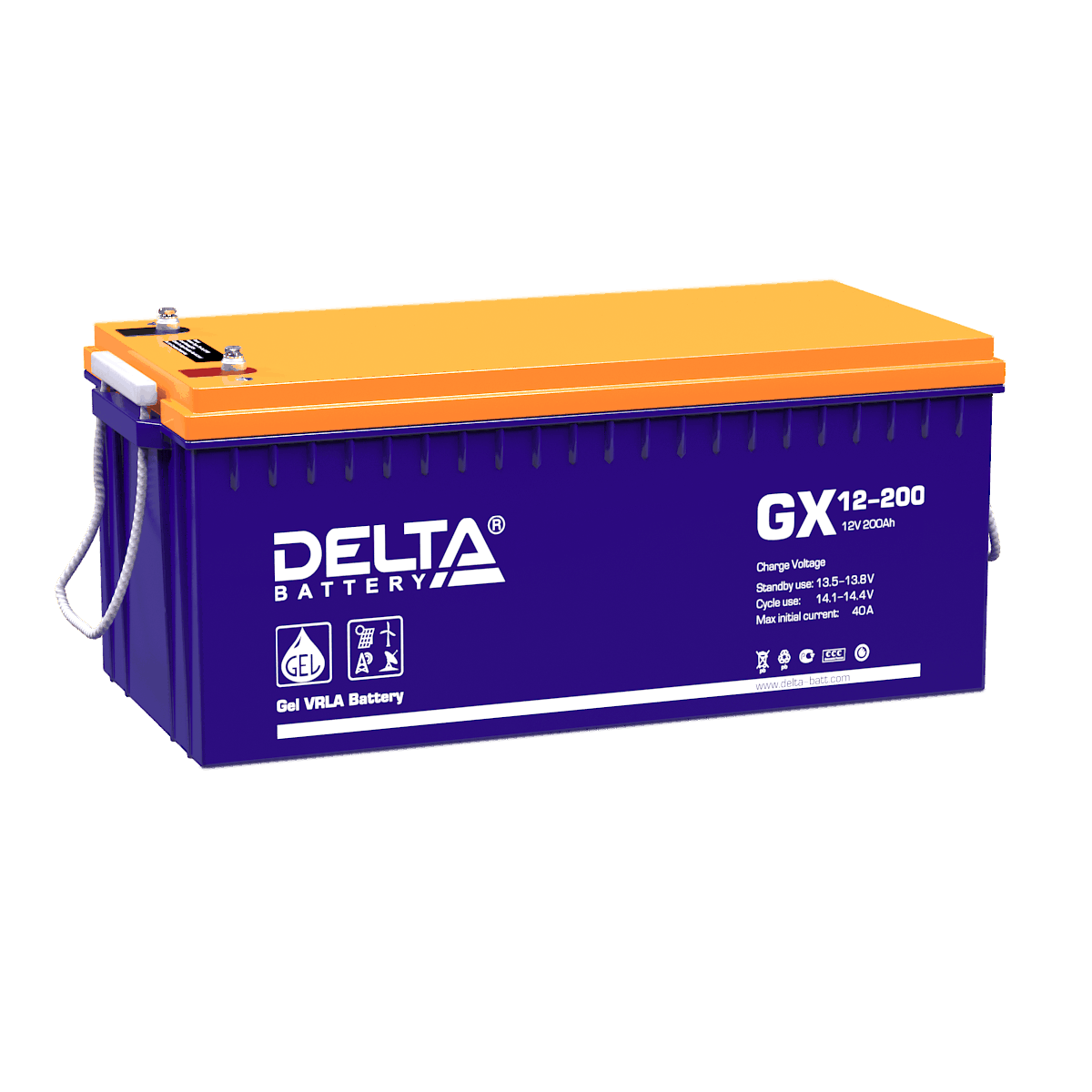 Аккумуляторная батарея для ИБП Delta GX GX12-200, 12V, 200Ah