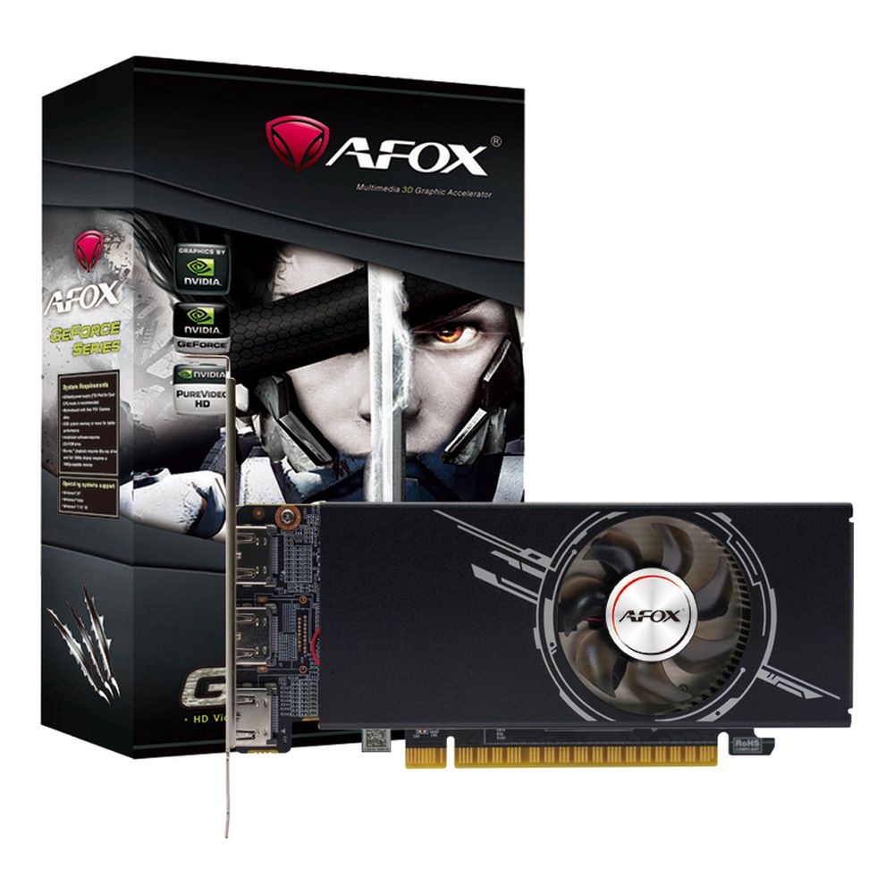 Видеокарта AFOX NVIDIA GeForce GTX 1050ti, 4Gb GDDR5