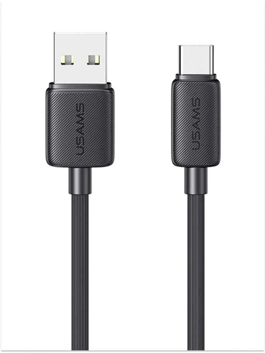 Кабель USB(Am)-USB Type-C(M), 2 м, черный, USAMS US-SJ693 (SJ693USB01)
